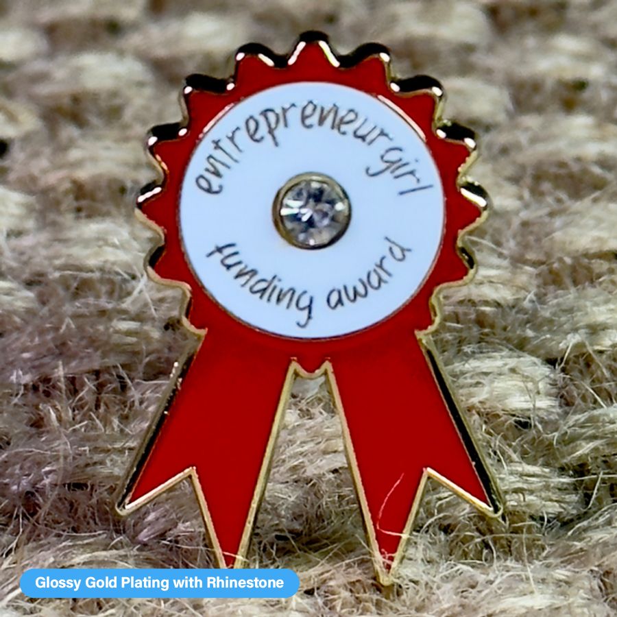 Rhinestone Pin - Custom Canvas Now