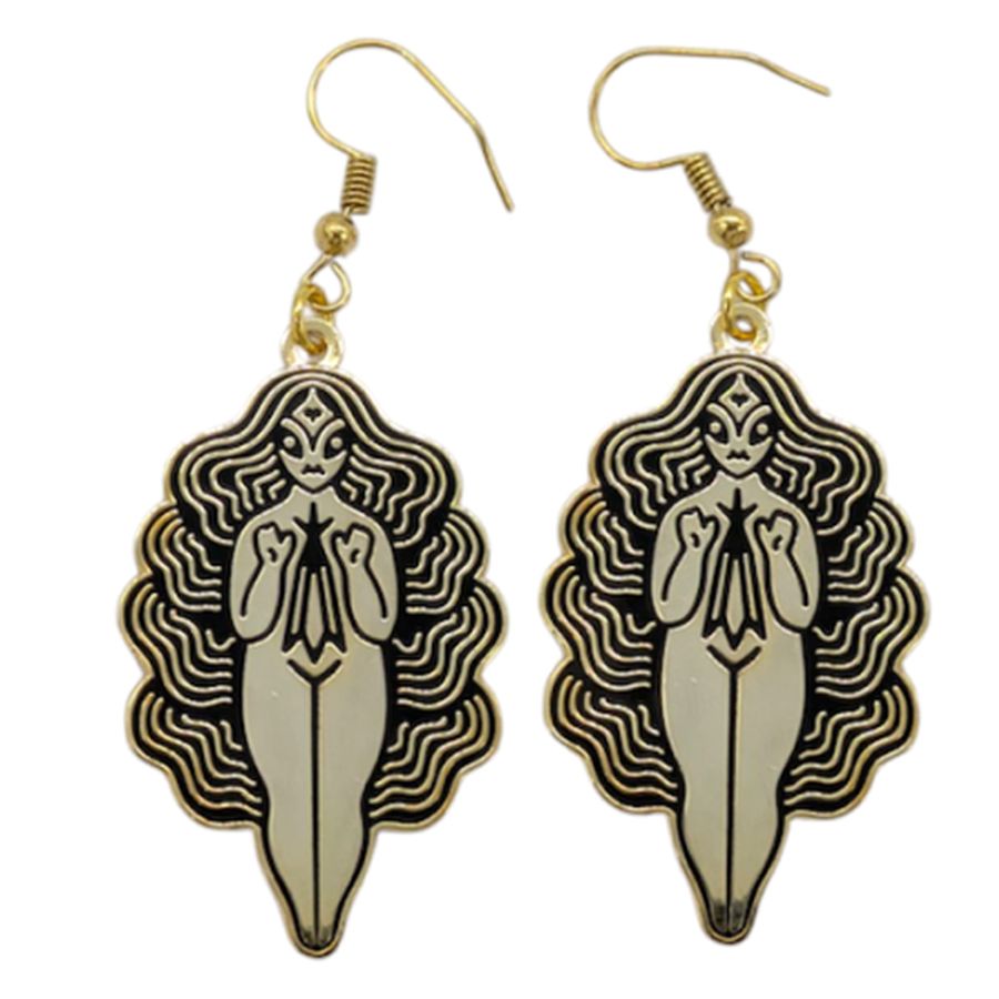 Hard Enamel Metal Earrings - Custom Canvas Now