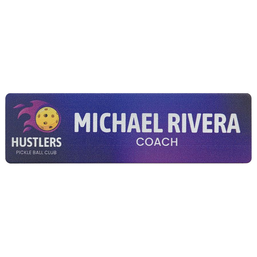 UV Printed Name Badges - Custom Canvas Now