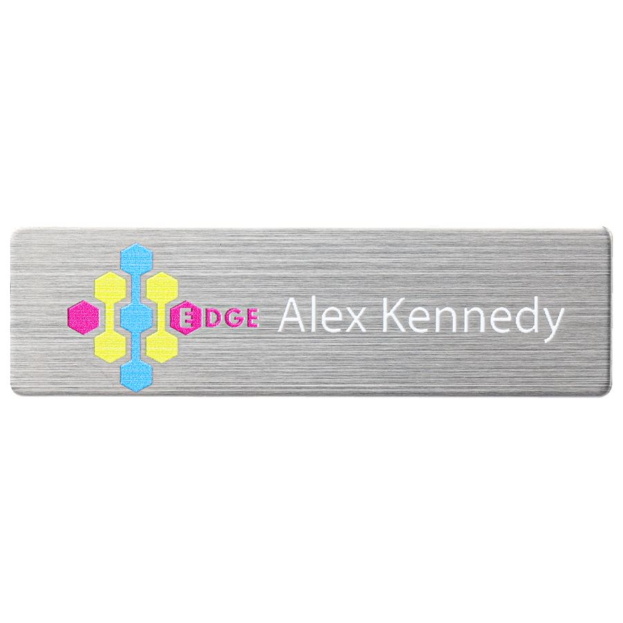 UV Printed Name Badges - Custom Canvas Now