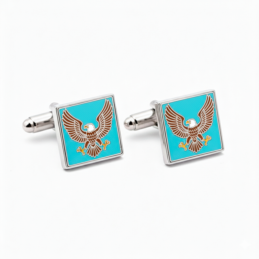 Hard Enamel Cufflinks - Custom Canvas Now