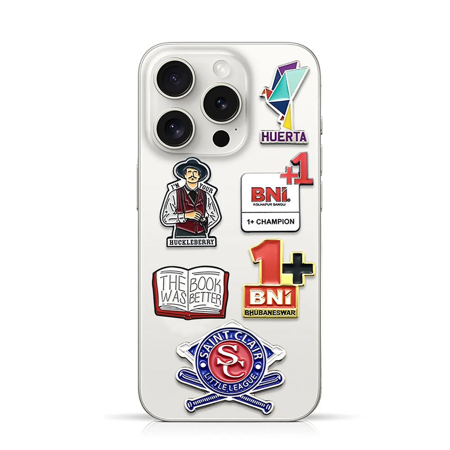 Soft Enamel Metal Sticker - Custom Canvas Now