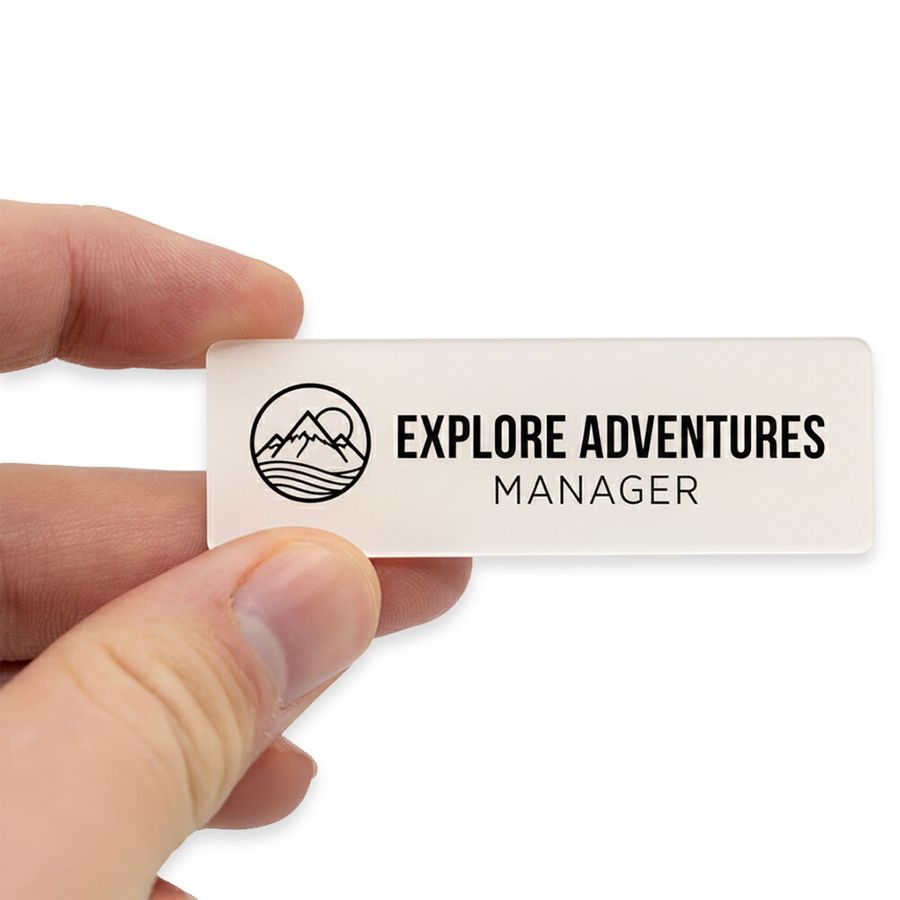 Acrylic Name Badges - Custom Canvas Now