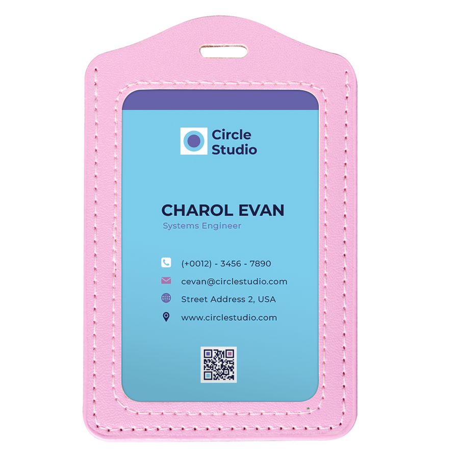 Custom PU Badge Holders - Custom Canvas Now