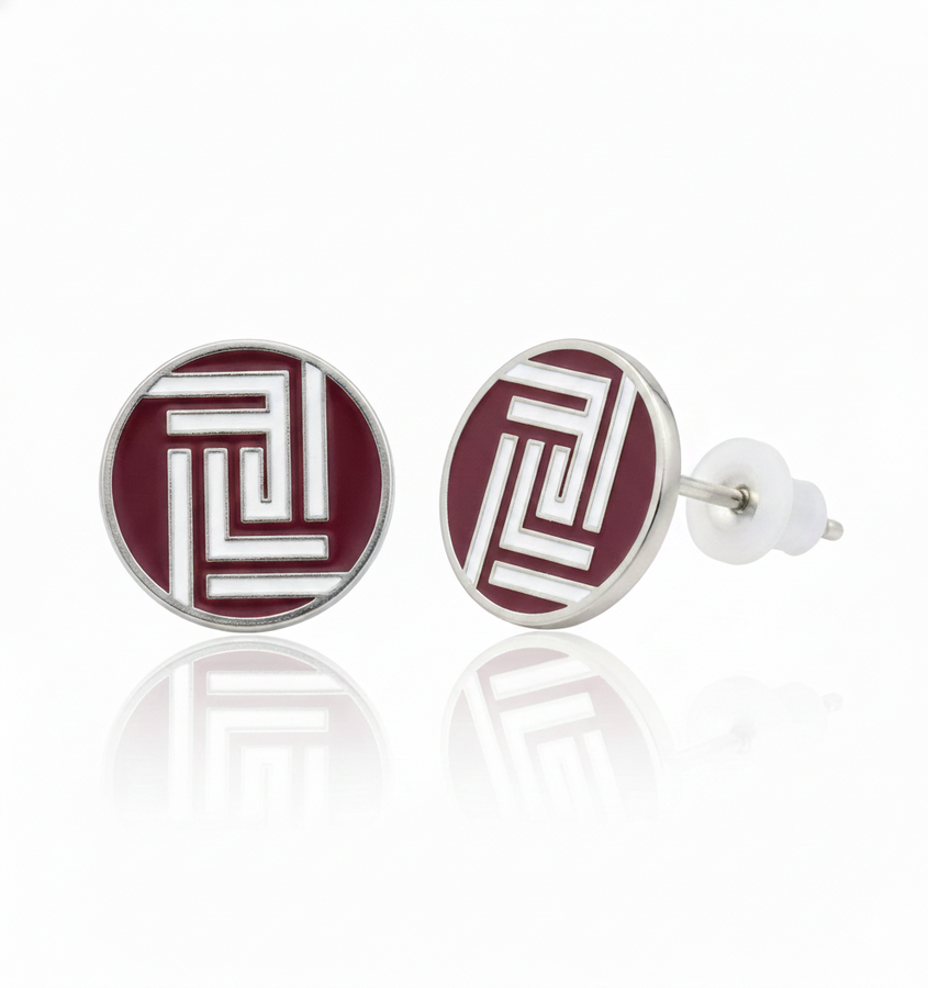 Soft Enamel Metal Earrings - Custom Canvas Now