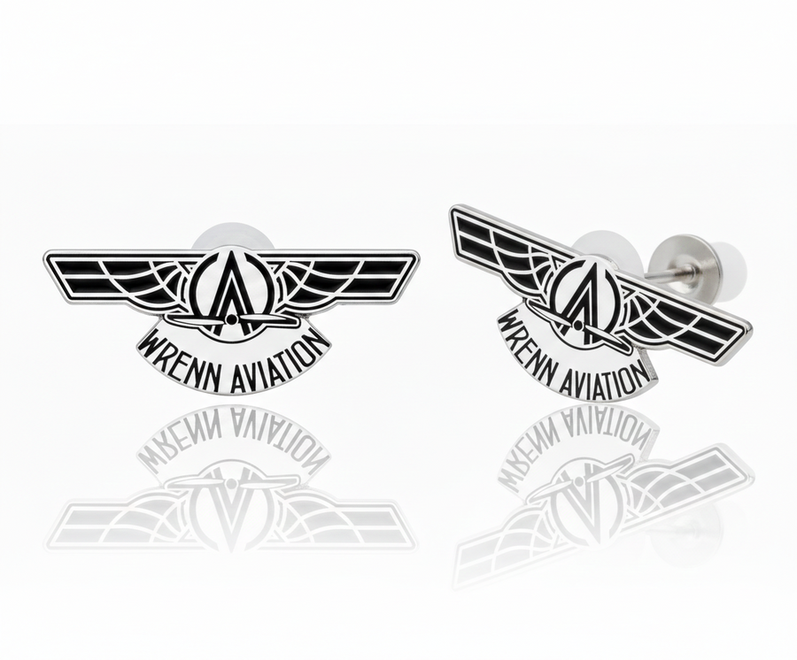 Hard Enamel Metal Earrings - Custom Canvas Now