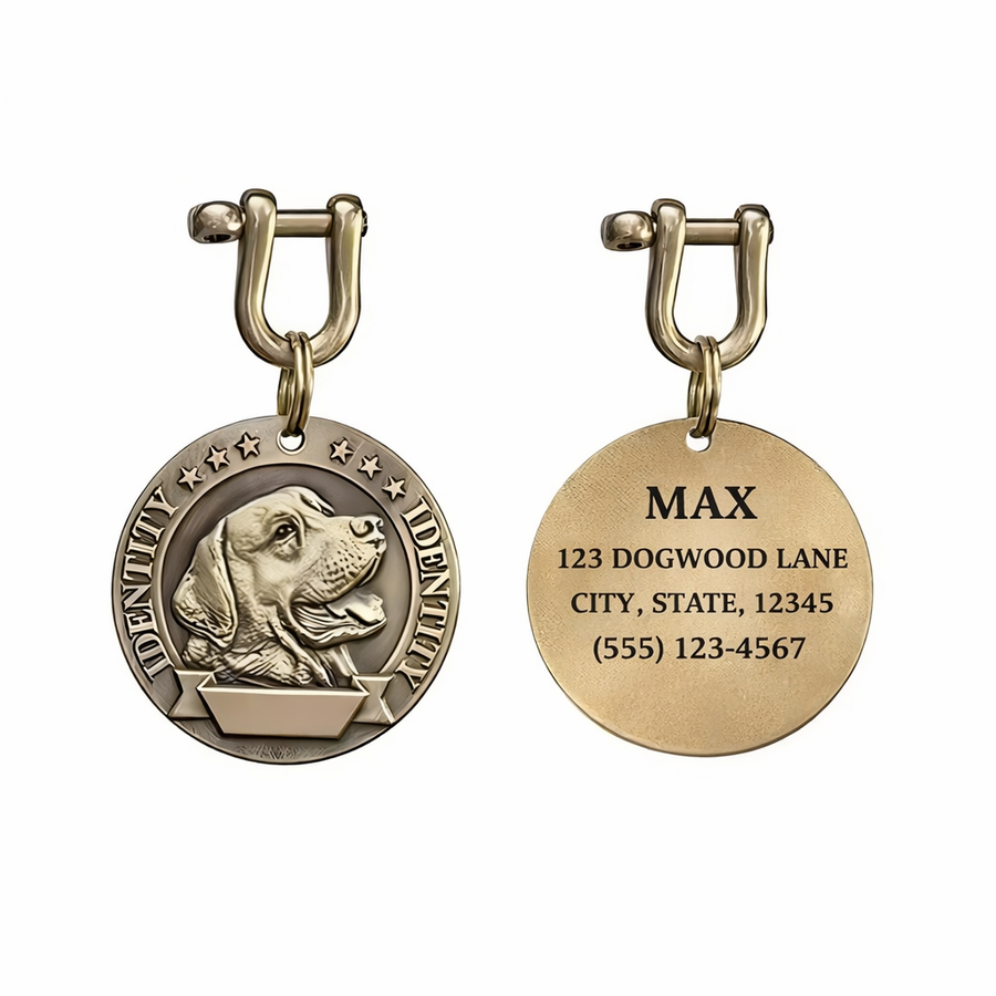 Copper Dog Tags - Custom Canvas Now