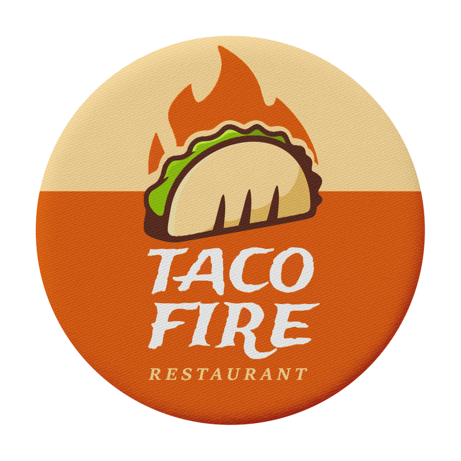 Woven Button Pins - Custom Canvas Now