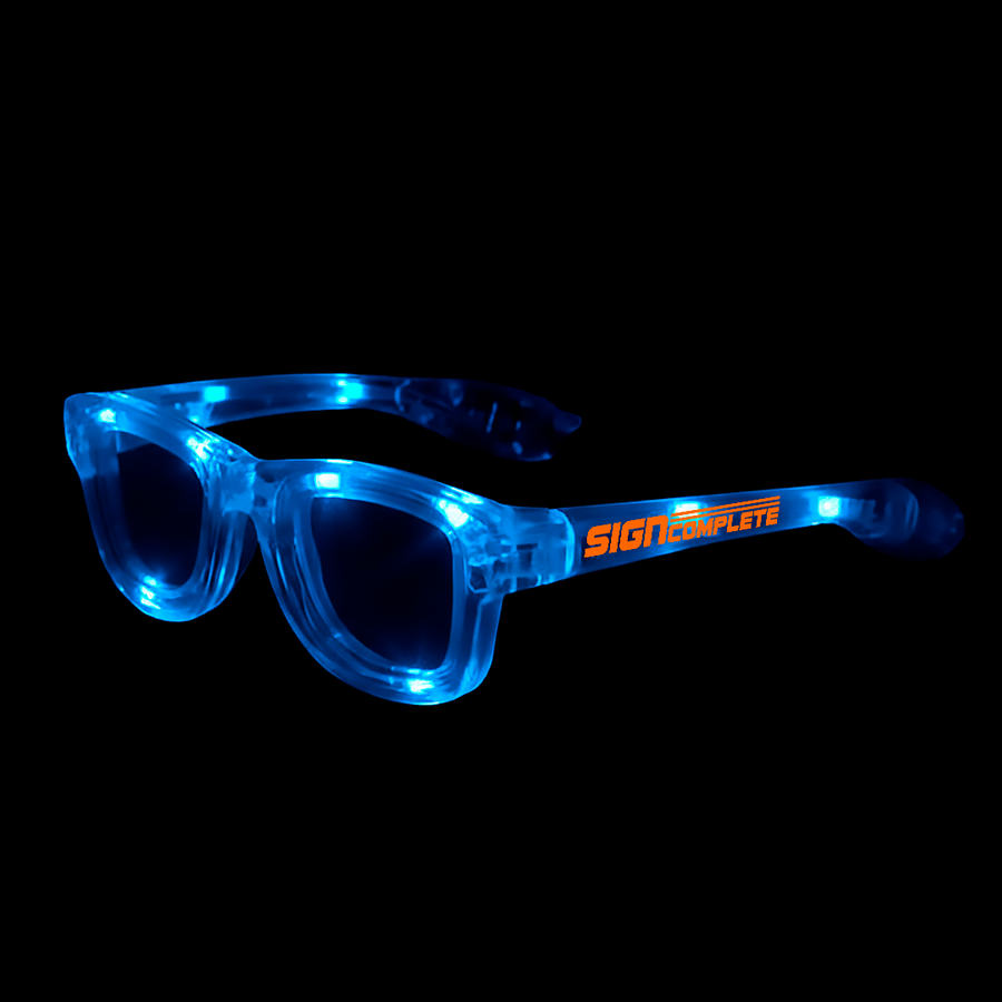 Multicolor Light Up Glasses - Custom Canvas Now