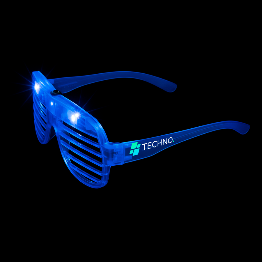 Light-Up LED Slotted Glasses - Custom Canvas Now