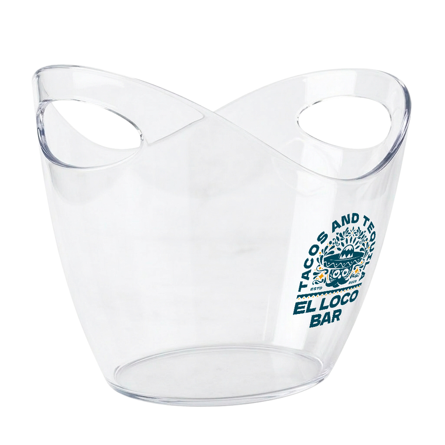 Curved Dual-Handle Drink Buckets - Custom Canvas Now