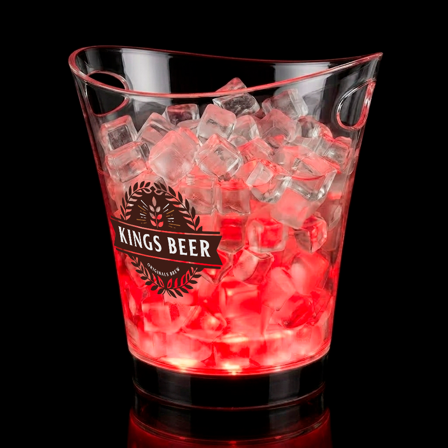 Classic Light-Up Drink Buckets - Custom Canvas Now