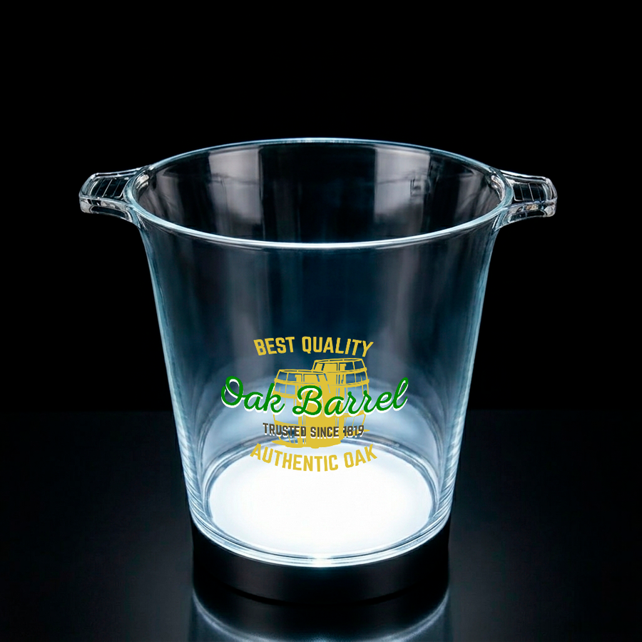 Multi-Color Light-Up Drink Buckets - Custom Canvas Now