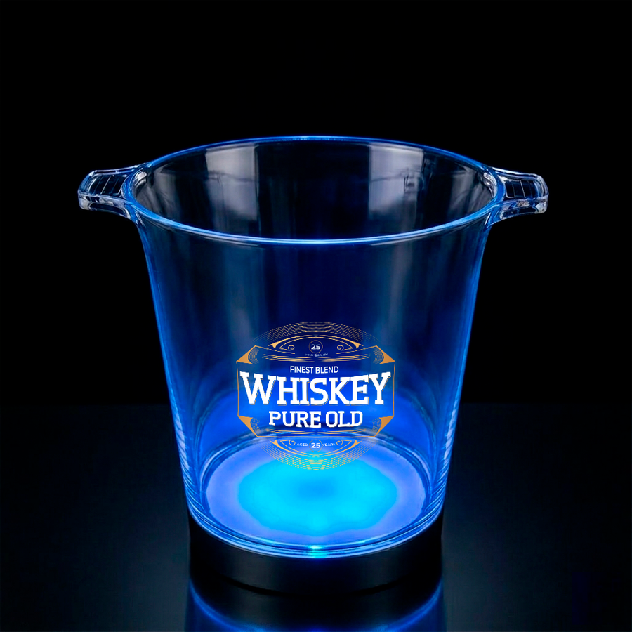 Multi-Color Light-Up Drink Buckets - Custom Canvas Now
