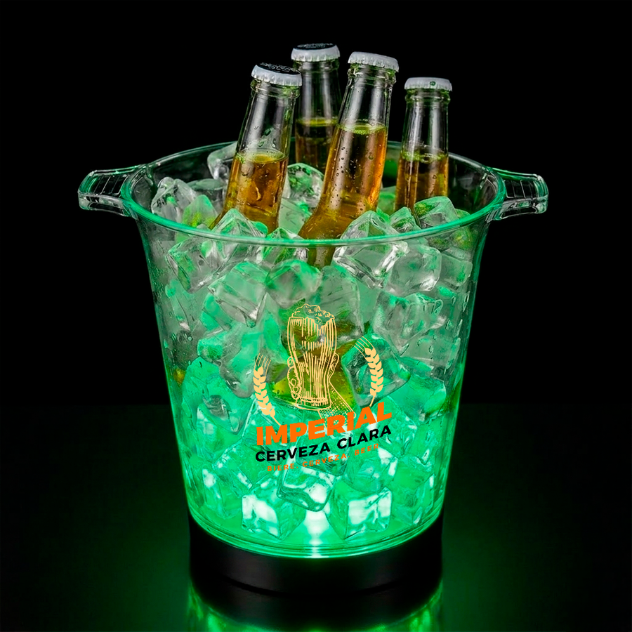 Multi-Color Light-Up Drink Buckets - Custom Canvas Now