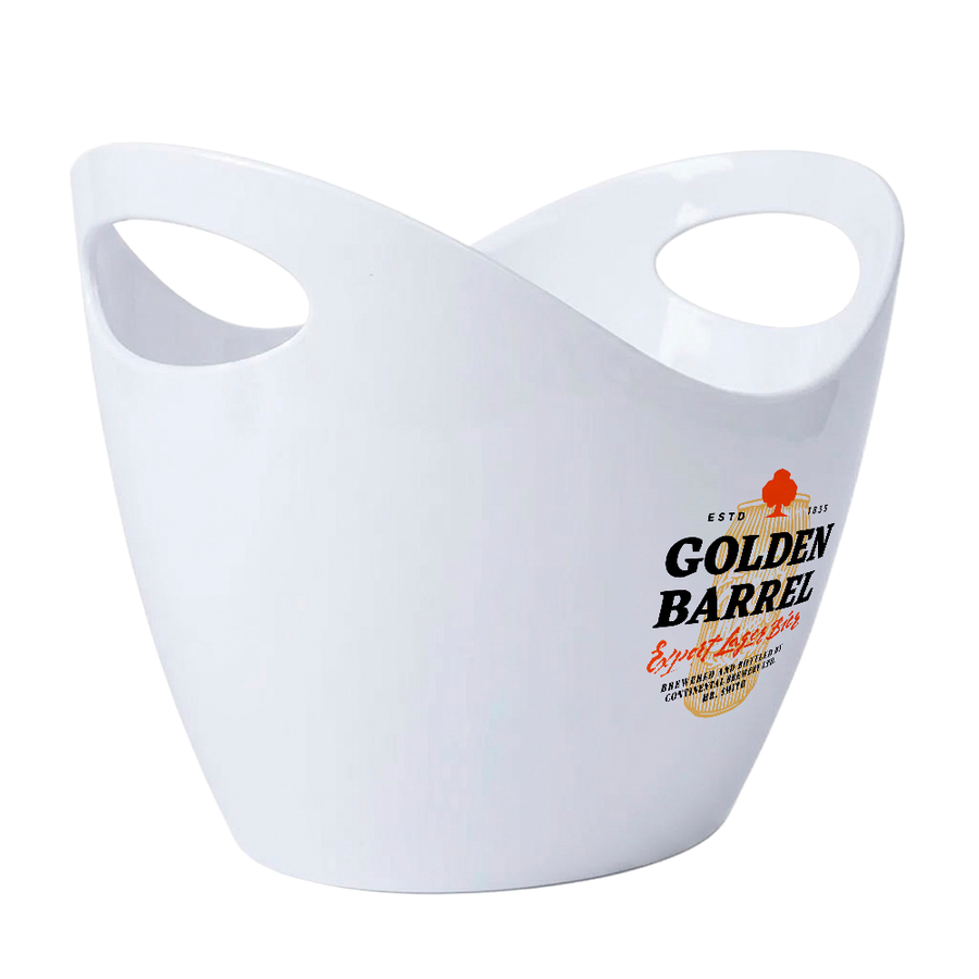Curved Dual-Handle Drink Buckets - Custom Canvas Now