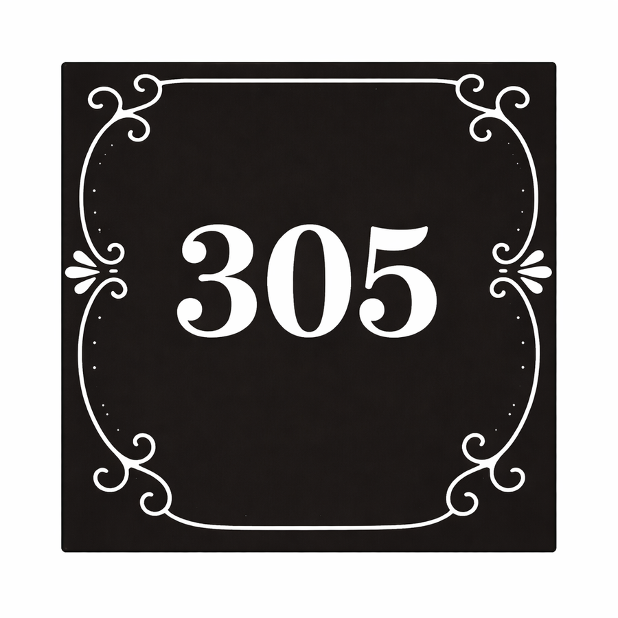 Bespoke Door Number Plates - Custom Canvas Now