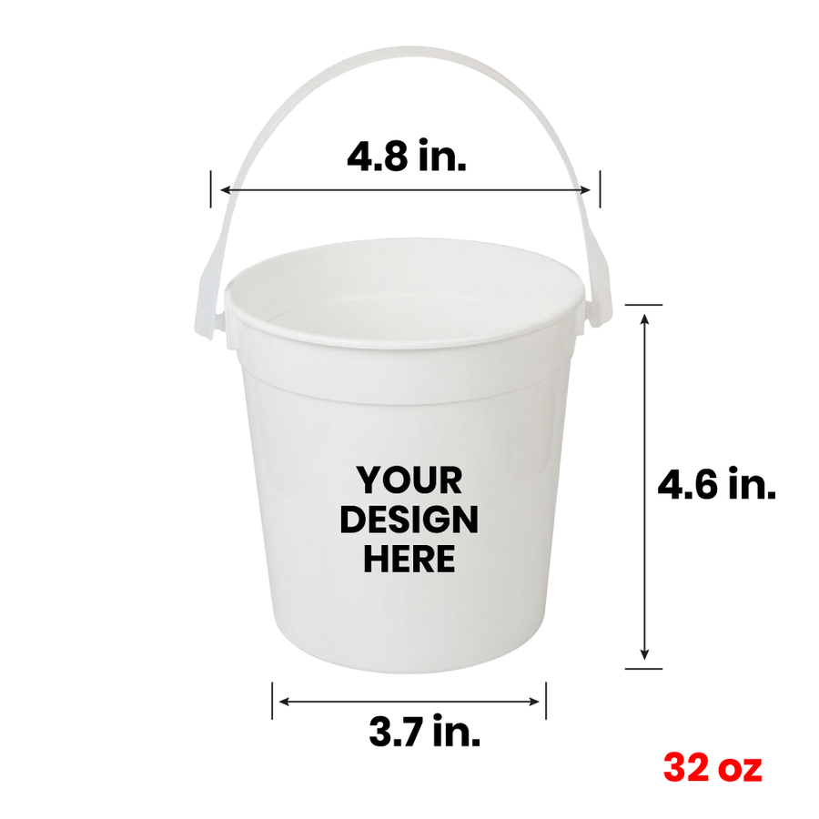 Colored Drink Buckets - Custom Canvas Now