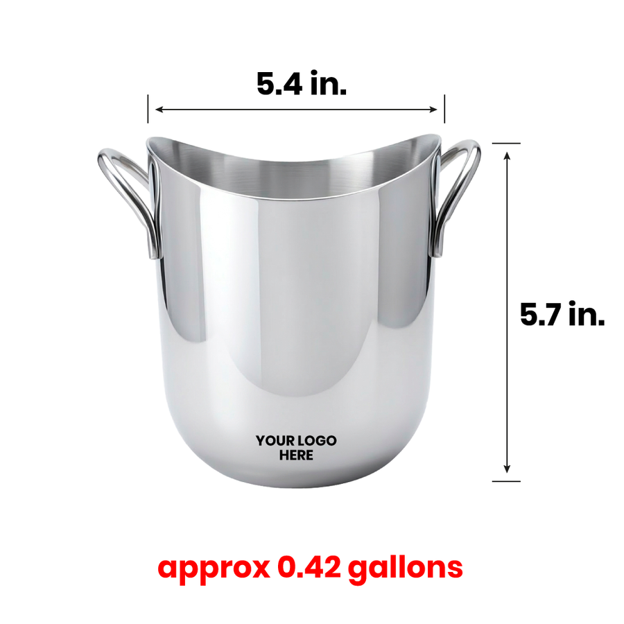 Stainless Steel Party Buckets - Custom Canvas Now