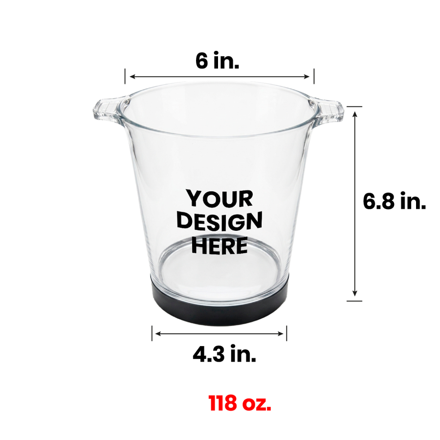 Multi-Color Light-Up Drink Buckets - Custom Canvas Now