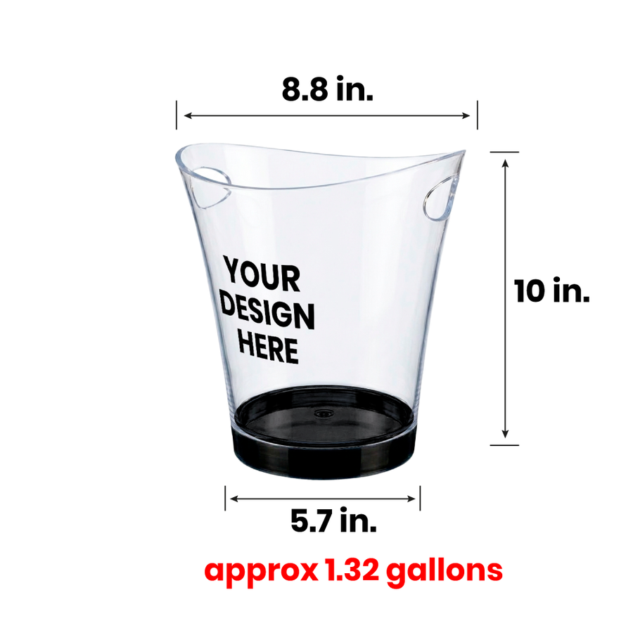 Classic Light-Up Drink Buckets - Custom Canvas Now