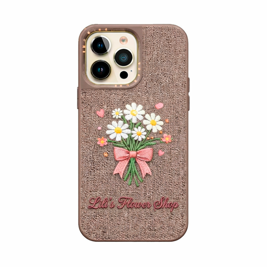 Embroidery iPhone Cases - Custom Canvas Now