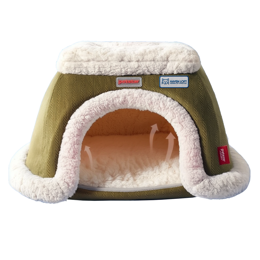 Cozy Cave Thermal Pet Nests - Custom Canvas Now