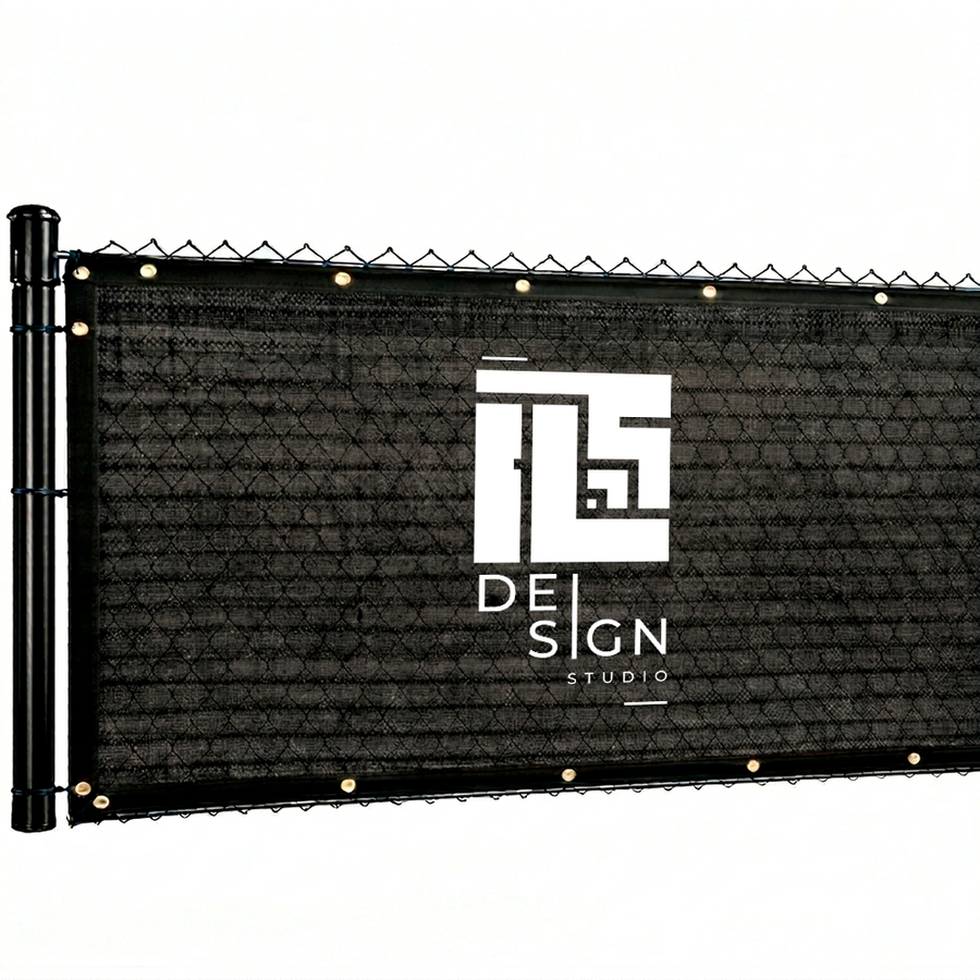 Custom 85% Blockage Fence Screen - Custom Canvas Now