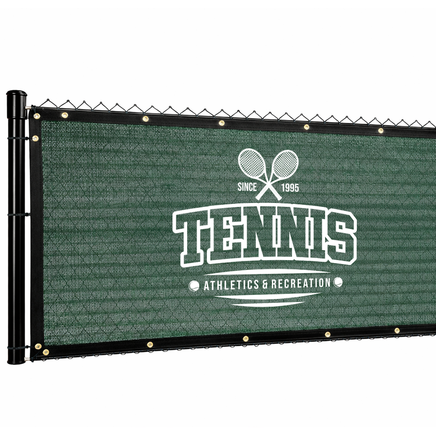 Custom 90% Blockage Fence Screen - Custom Canvas Now