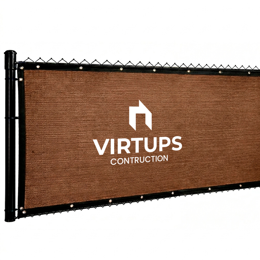Custom 98% Blockage Fence Screen - Custom Canvas Now