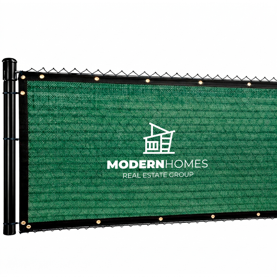 Custom 85% Blockage Fence Screen - Custom Canvas Now