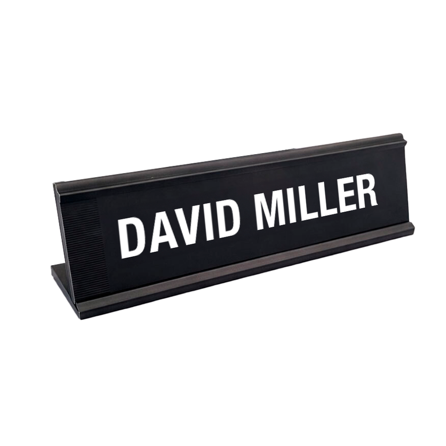 Metal Desktop Name Badges - Custom Canvas Now