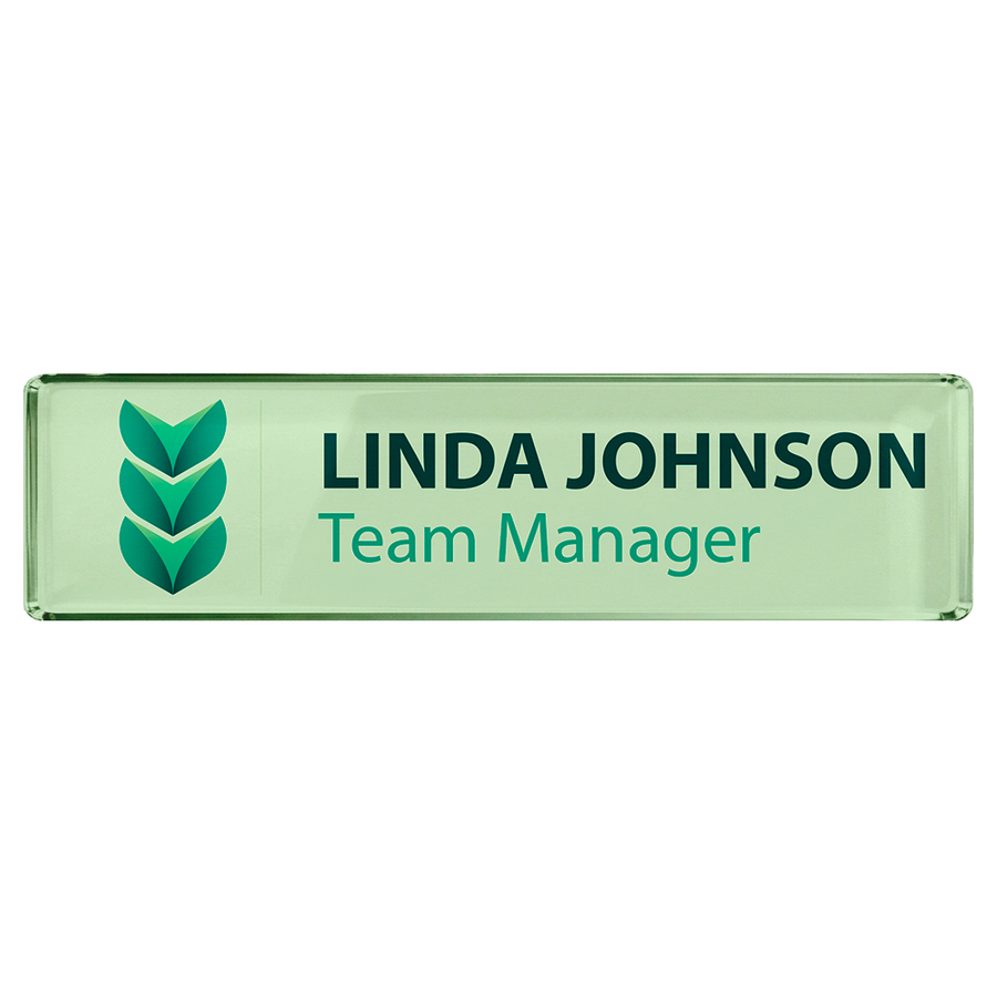 Acrylic Desktop Name Badges - Custom Canvas Now