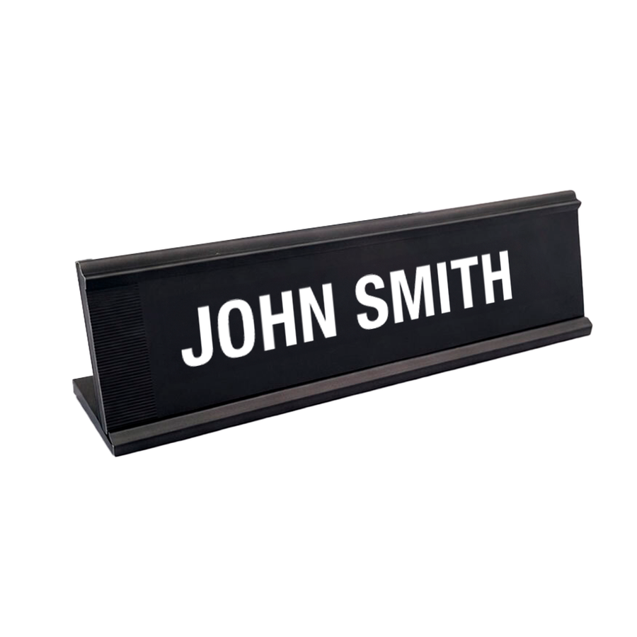 Metal Desktop Name Badges - Custom Canvas Now