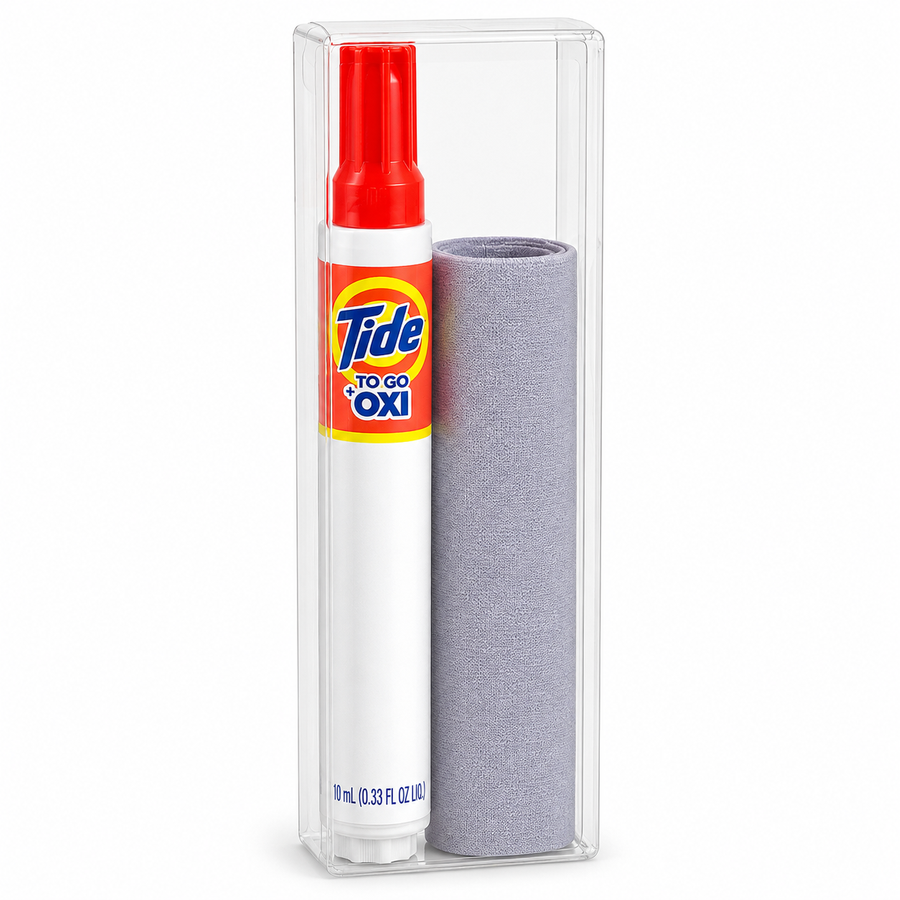 Tide® to Go + Oxi Stain Remover Travel Kits with Premium Microfiber Cloths - Custom Canvas Now