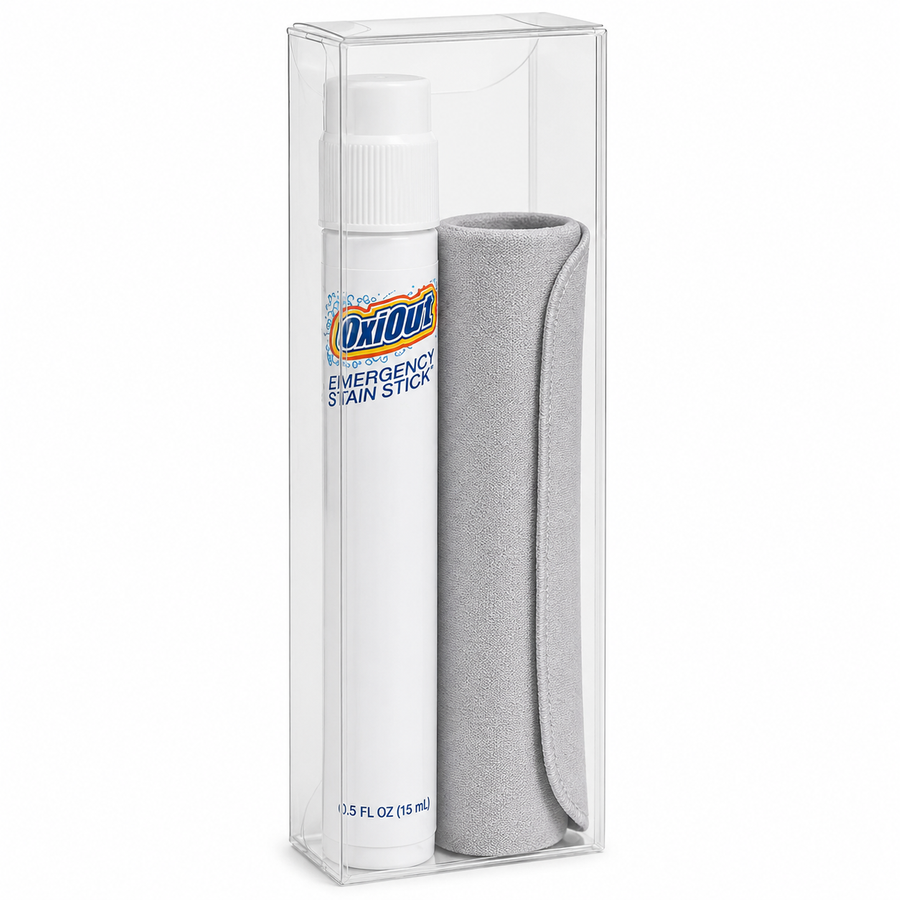 OxiOut Emergency Stain Stick Travel Kits with Premium Microfiber Cloths - Custom Canvas Now