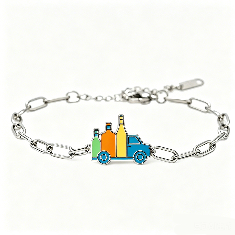 Hard Enamel Charm Bracelets - Custom Canvas Now
