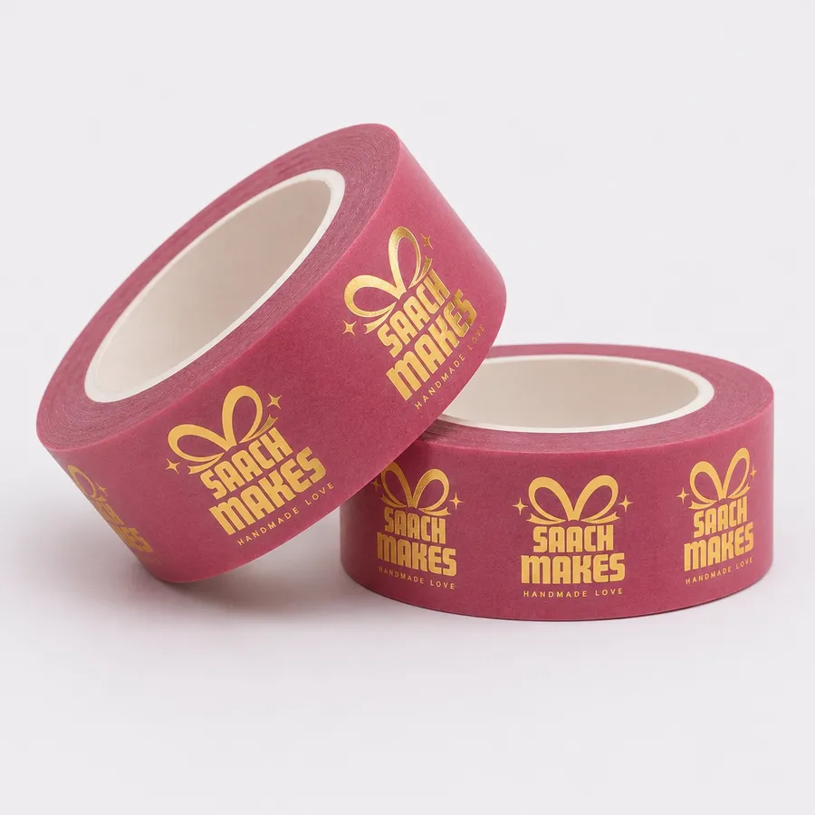 Foil Stamped Washi Tapes - Custom Canvas Now