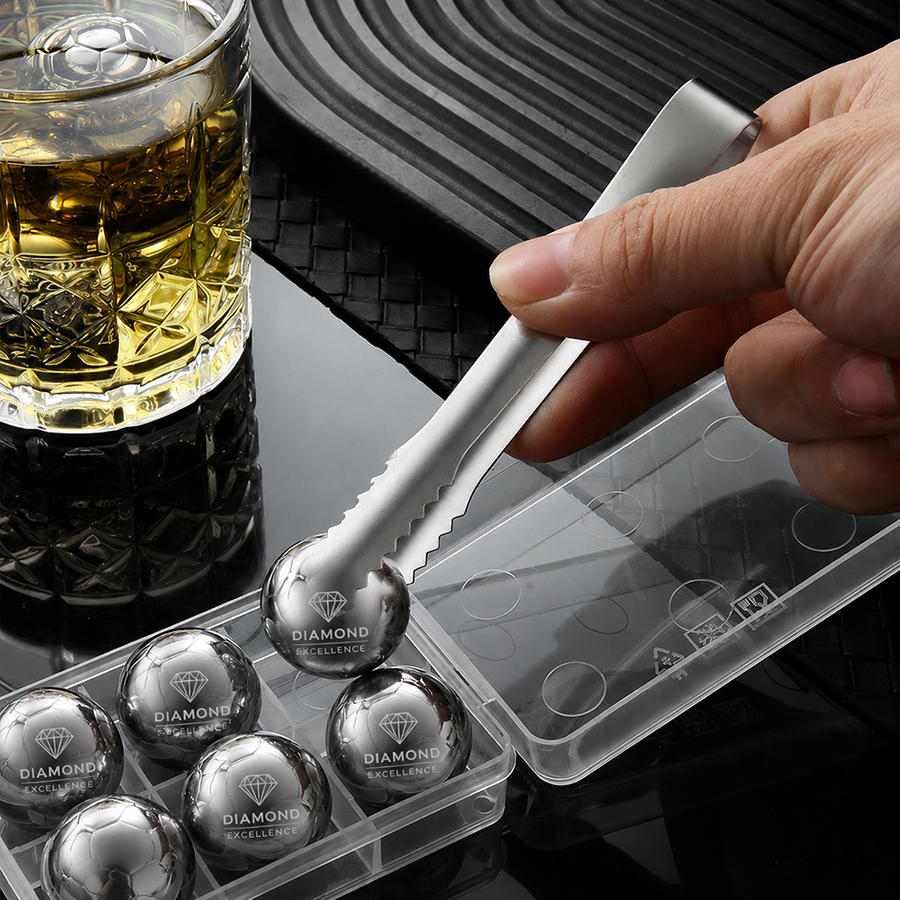 Soccer Ball Stainless Steel Ice Cubes - Custom Canvas Now