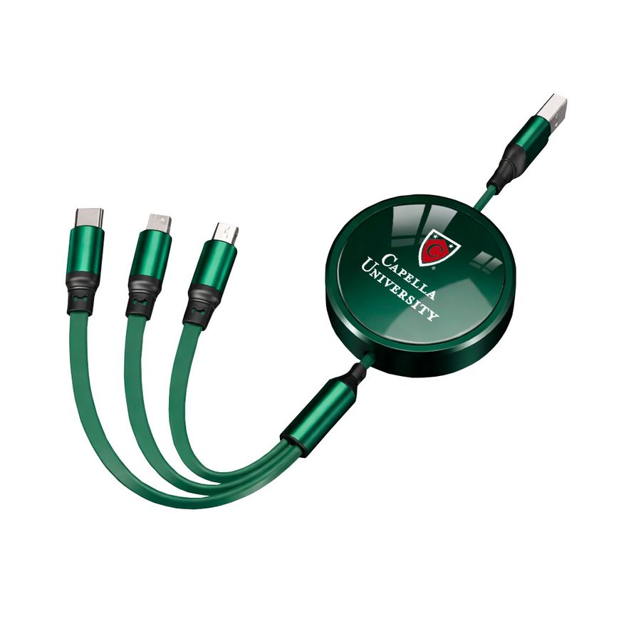 Soft Silicone 3-in-1 Charging Cables - Custom Canvas Now