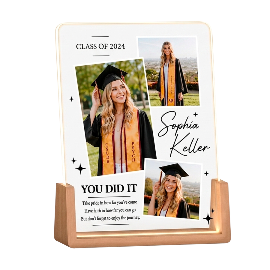 Acrylic Night Light Photo Frames - Custom Canvas Now