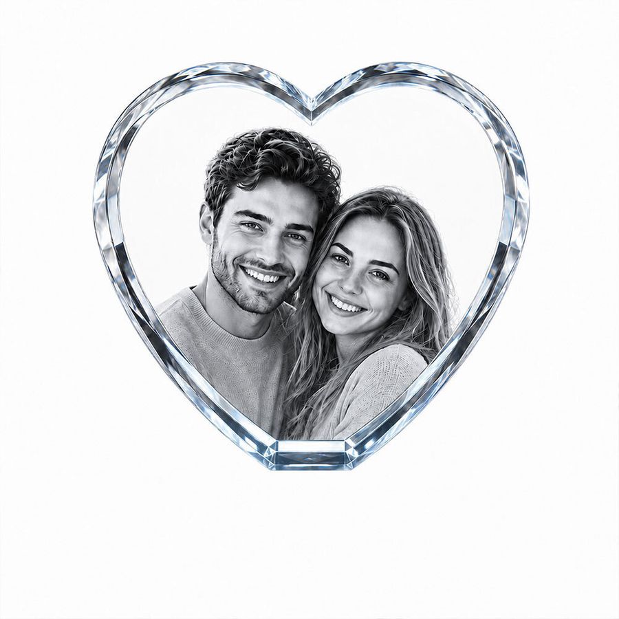Crystal Engraved Photo Frames - Custom Canvas Now
