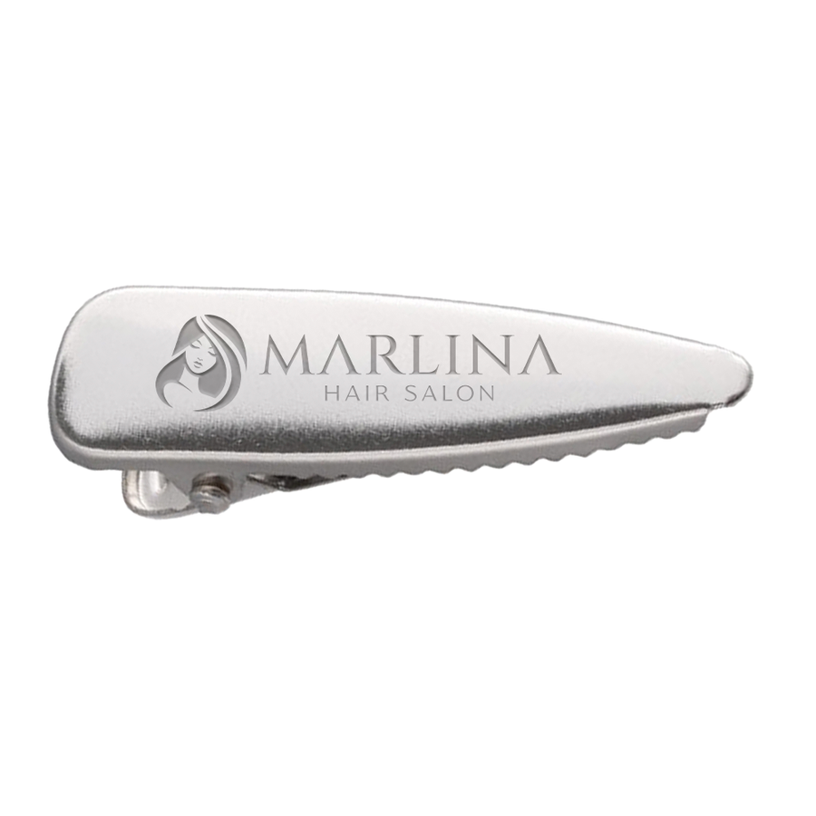 Laser Cut Metal Hair Clips - Custom Canvas Now