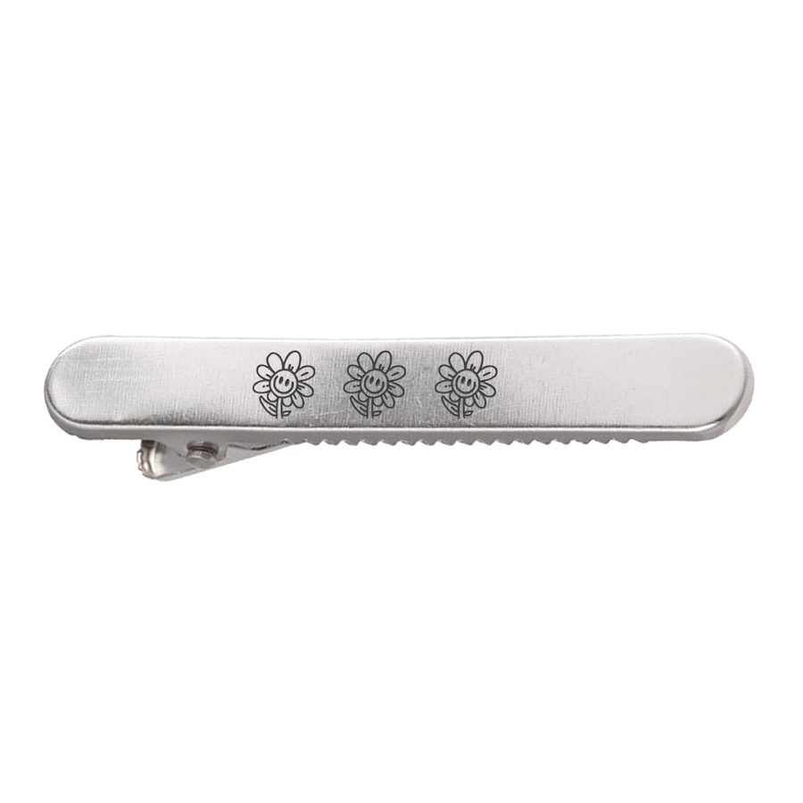 Laser Cut Metal Hair Clips - Custom Canvas Now