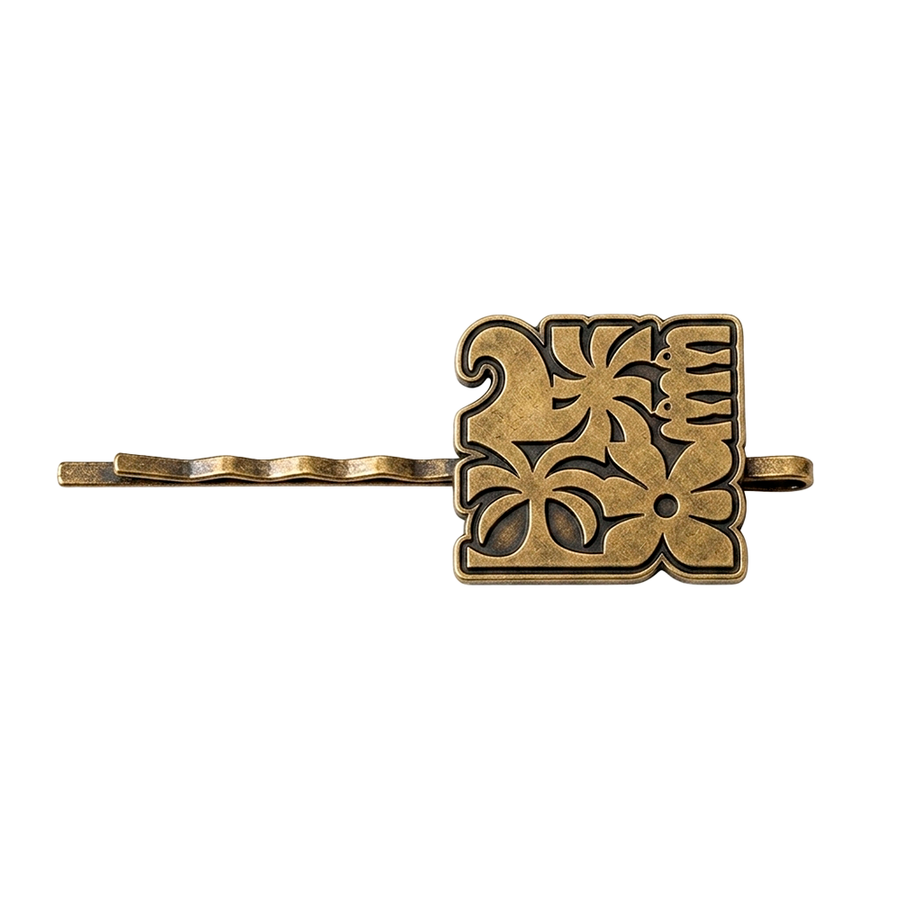 Die Struck Metal Hair Clips - Custom Canvas Now