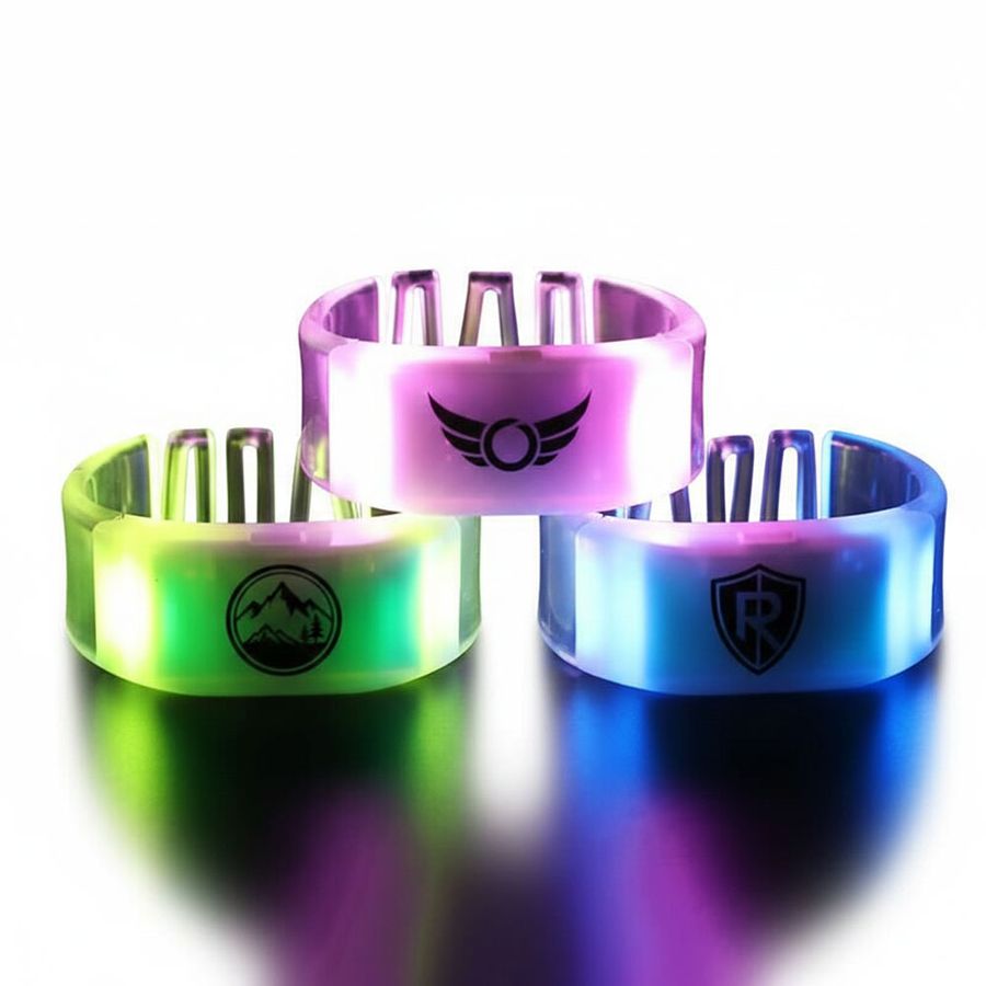 Glow Bangle Wristbands - Custom Canvas Now
