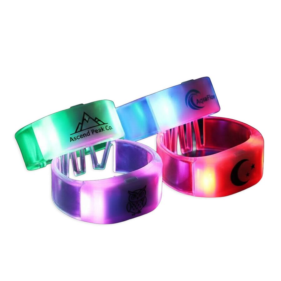 Glow Bangle Wristbands - Custom Canvas Now