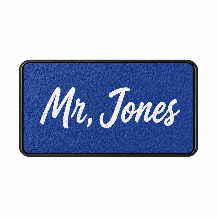 Leather Name Badges - Custom Canvas Now
