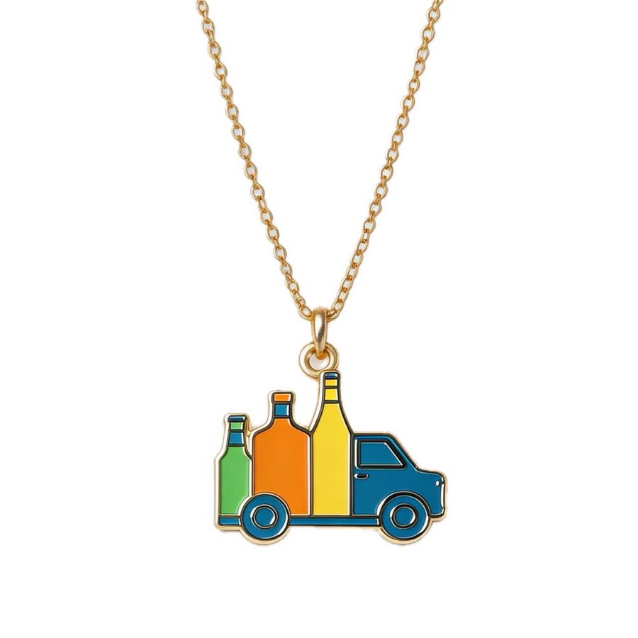 Hard Enamel Charm Necklaces - Custom Canvas Now