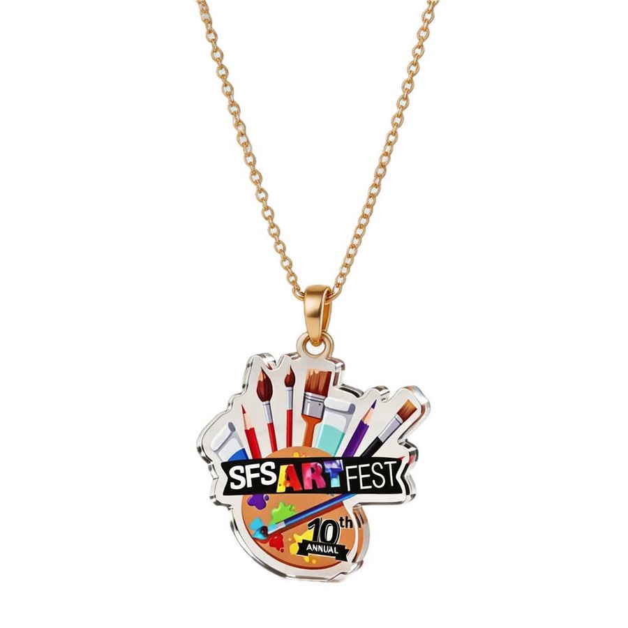 Acrylic Charm Necklaces - Custom Canvas Now